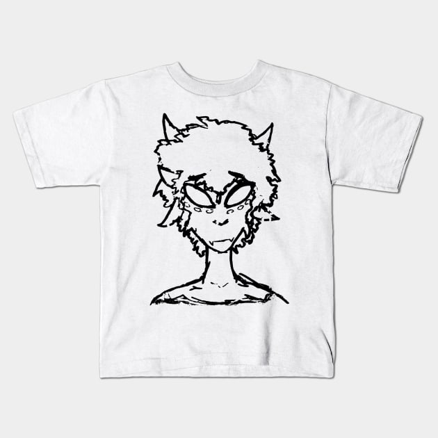 Monster Boy Kids T-Shirt by JWC